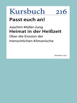 cover image of Heimat in der Heißzeit